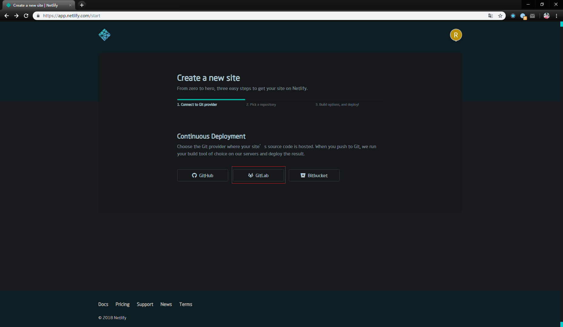 连接到 GitLab